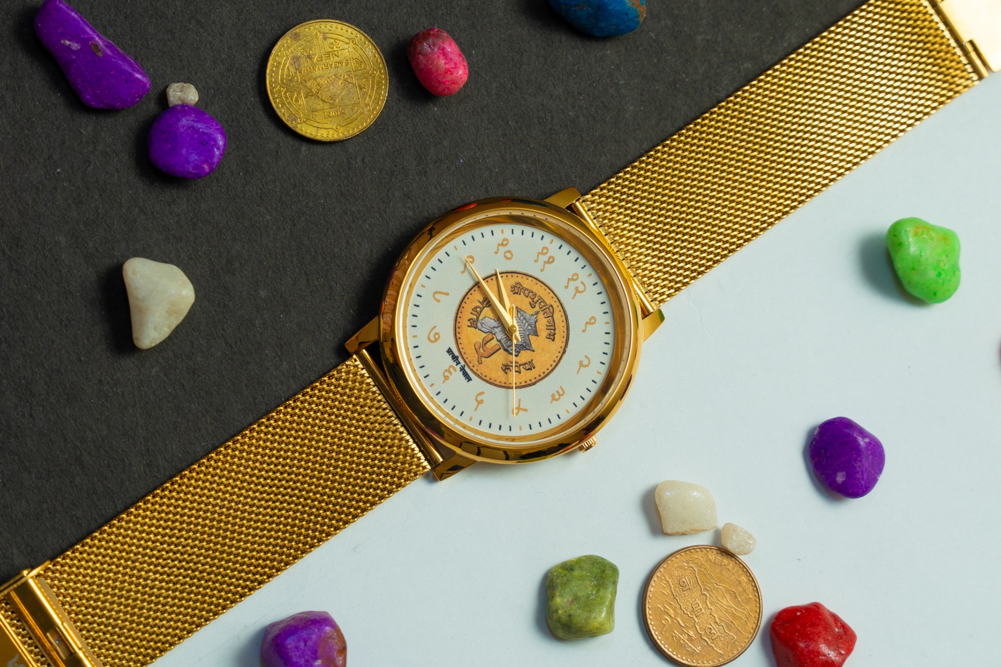 2052 BS Pashupatinath Edition with gold mesh chain